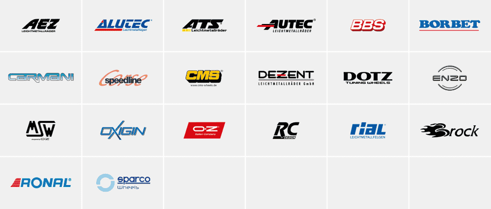 IHLE Felgen Partner: AEZ, CMS, RONAL, DOTZ, AUTEC, ATS und viele mehr