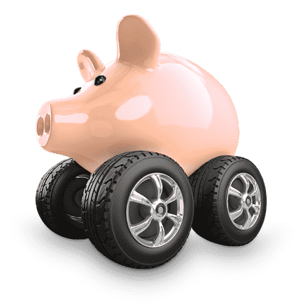 Sparschwein auf vier Rädern